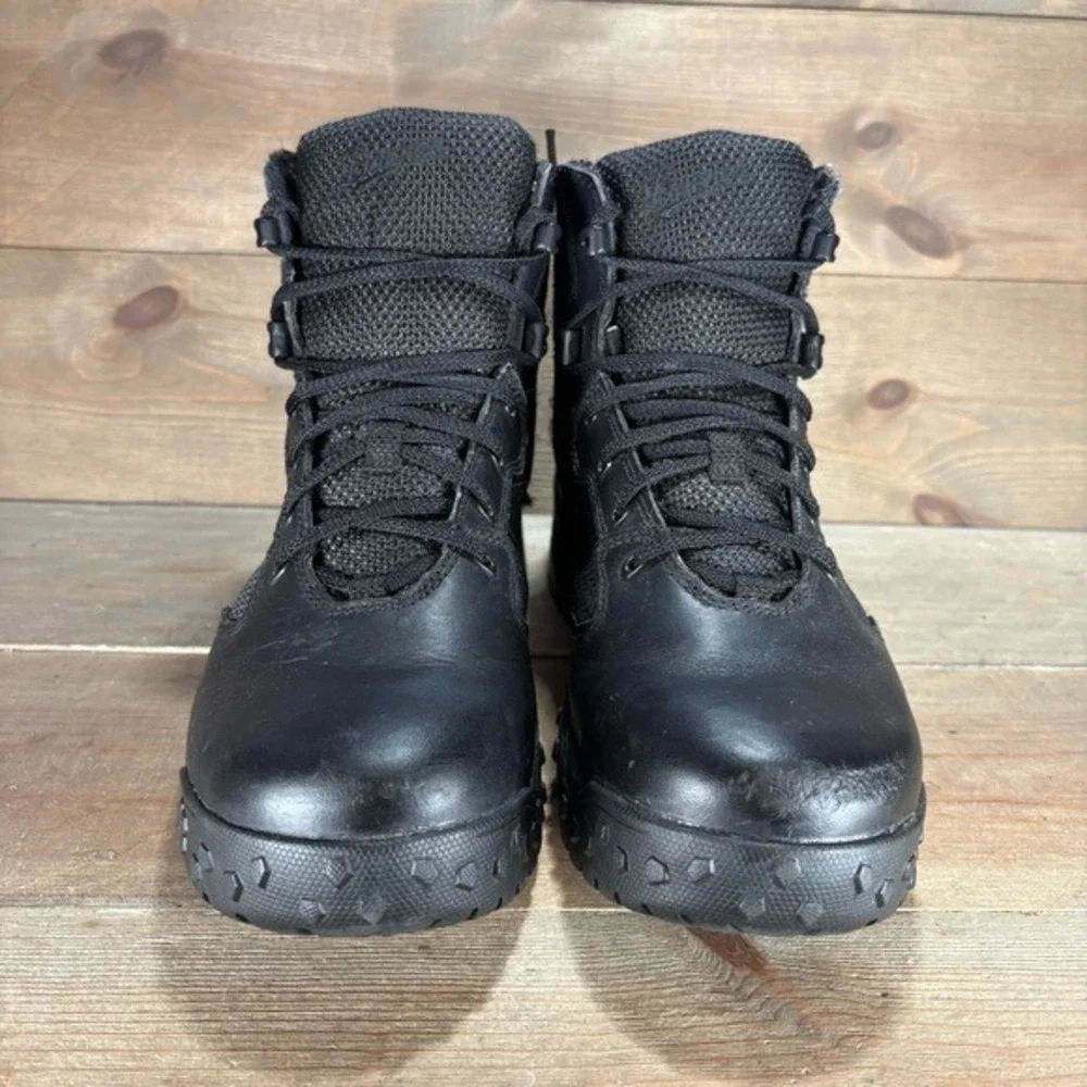 danner scorch side zip mens size 9.5 boots comfort black military comfort shoes